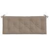 vidaXL Garden Bench Cushion Taupe Oxford fabric (100% polyester)