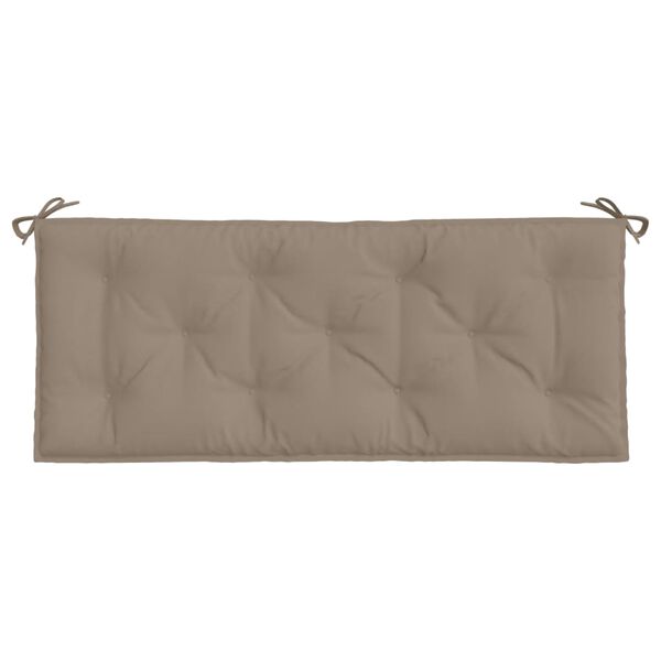 vidaXL Garden Bench Cushion Taupe Oxford fabric (100% polyester)