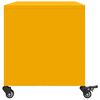 vidaXL TV Cabinet Mustard Yellow Cold-rolled steel