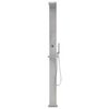 vidaXL Shower Panel Silver 201 stainless steel Large Appealing Design