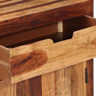vidaXL Sideboard 23"x13.8"x29.7" Solid Wood Acacia