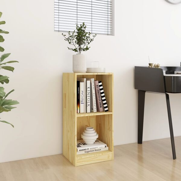 vidaXL Side Cabinet Natural wood Solid pinewood Medium Side Cabinet