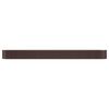 vidaXL Garden Raised Bed Brown Powder-coated steel 173.2 x 31.5 x 14.2 in