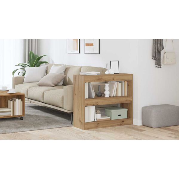 vidaXL Book Cabinet Artisan Oak Engineered wood Medium Book Cabinet