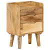 vidaXL Bedside Cabinet Various shades of brown from natural mango wood