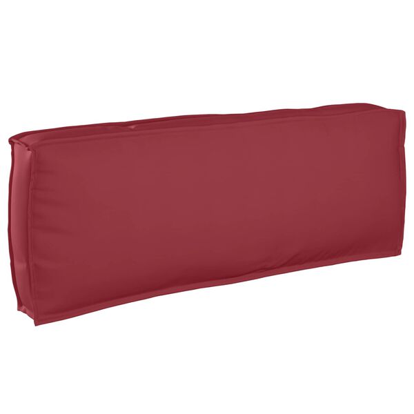 vidaXL Pallet Cushion for Backrest Wine Red 47.2" x 15.7" x 4.7