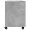 vidaXL File Cabinet Concrete Grey Engineered Wood Medium File Cabinet