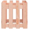 vidaXL Garden Planter Natural wood Solid Douglas wood Outdoor size