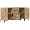 vidaXL Sideboard Artisan oak Engineered wood 39.4 x 14.2 x 23.6 in