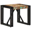 vidaXL Coffee Table Multicolored Solid reclaimed wood, powder-coated iron