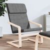 vidaXL Relaxing Chair Dark Grey