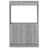 vidaXL Highboard Grey Sonoma Engineered Wood Medium Highboard
