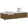 vidaXL Day Bed Honey Brown Solid Pine Wood Twin Day Bed Rectangular