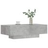 vidaXL Coffee Table Concrete Grey Engineered Wood Medium Modern