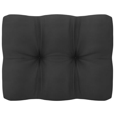 vidaXL 13 Piece Patio Lounge Set with Cushions Gray Solid Pinewood