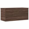 vidaXL Storage Box Brown Oak Engineered Wood Medium Rectangular Modern