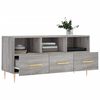 vidaXL TV Cabinet Grey Sonoma Engineered Wood 40.2 x 14.2 x 19.7 in