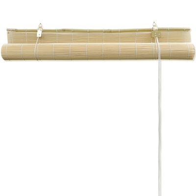 Natural Bamboo Roller Blinds 59.1" x 86.6"