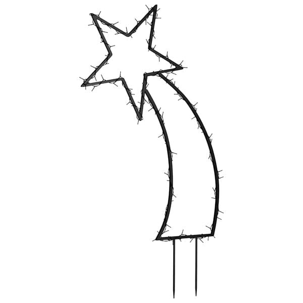 vidaXL Christmas Light Decoration Warm white Iron 35 inches height