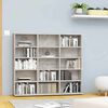 vidaXL CD Cabinet Concrete Grey Engineered wood Medium CD Cabinet