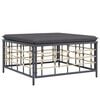 vidaXL Garden Lounge Set Anthracite Poly rattan 5 Piece Set Modular