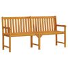 vidaXL Garden Bench Natural wood Solid acacia wood 70.9 in Durable