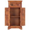 vidaXL Sideboard Brown Solid acacia wood 19.7 x 11.8 x 39.4 in Sideboard