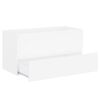 vidaXL Sink Cabinet With Basin White Engineered wood, Ceramic Standard