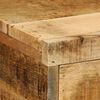vidaXL Wall-mounted TV Cabinet Rough Mango Wood Solid Mango Wood Medium