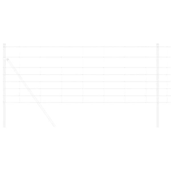 vidaXL Field Fence Silver 984.3" x 31.5" Galvanized steel