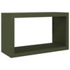 vidaXL Firewood Rack Green 39.4x15.7x23.6" Steel