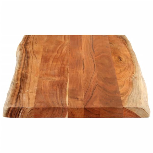 vidaXL Table Top Natural brown Solid Acacia wood Medium Durable