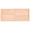 vidaXL Bathroom Countertop 55.1 x 23.6 x (0.8-1.6) " Untreated Solid Wood