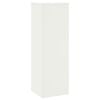 vidaXL Plant Stand 2 pcs White 9.45 x 9.45 x 29.53 in Steel