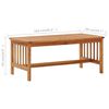 vidaXL Garden Lounge Set Dark grey, Natural wood Solid Acacia Wood Medium