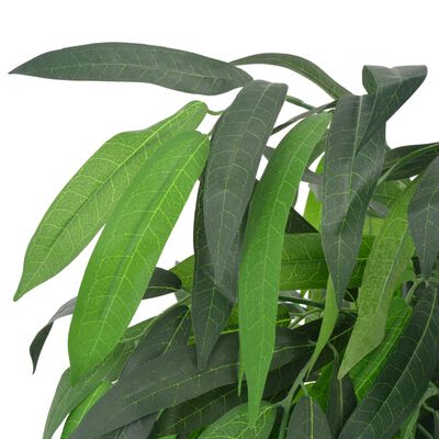 vidaXL Artificial Plant Mango Tree with Pot Green 55.1"