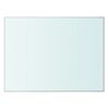 vidaXL Glass Panel Set of 2 Clear Tempered Glass 15.7 x 11.8 in Sturdy