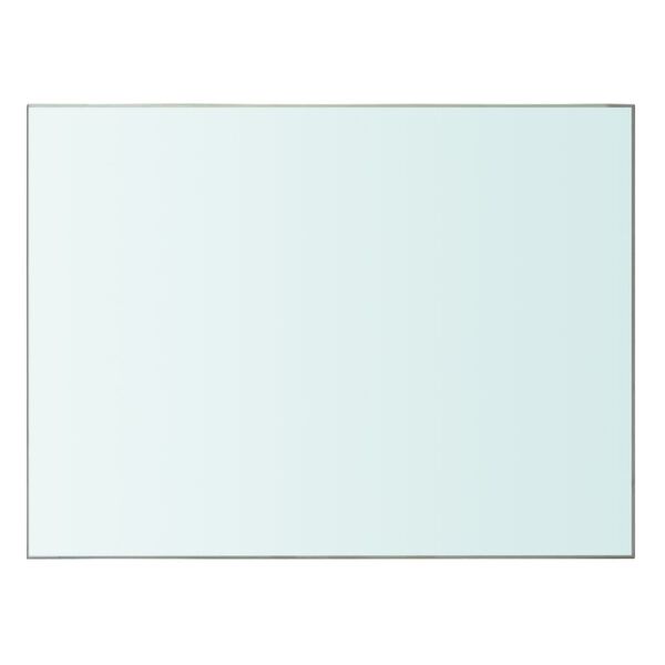 vidaXL Glass Panel Set of 2 Clear Tempered Glass 15.7 x 11.8 in Sturdy