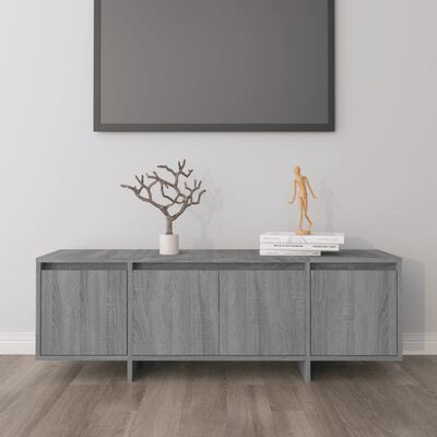 vidaXL TV Cabinet Gray Sonoma 47.2"x11.8"x15.9" Engineered Wood
