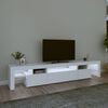 vidaXL TV Cabinet White Engineered wood 84.6 in Width TV Cabinet