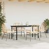 vidaXL Garden Dining Set Brown