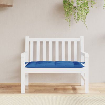 vidaXL Garden Bench Cushion Blue 43.3"x19.7"x2.8" Oxford Fabric