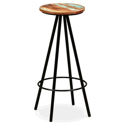 vidaXL Bar Stools 2 pcs Solid Reclaimed Wood