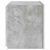 vidaXL TV Wall Cabinet Set of 2 Concrete Grey Engineered wood Medium