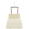 vidaXL Swing Chair Cream