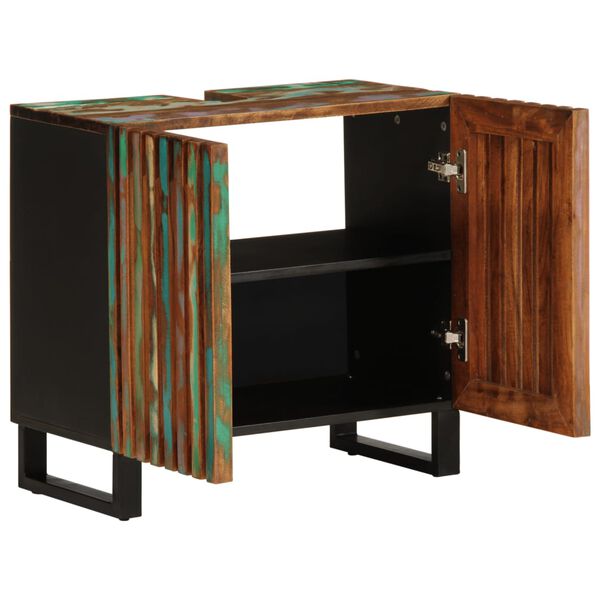 vidaXL Bathroom Sink Cabinet Reclaimed Wood