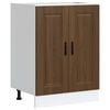vidaXL Kitchen Base Cabinet Brown oak Engineered wood Medium