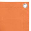vidaXL Balcony Screen Orange 35.4x236.2" Oxford Fabric