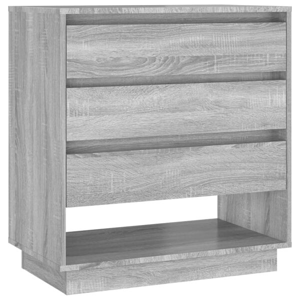 vidaXL Sideboard Grey Sonoma Engineered wood Medium Sideboard