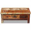 vidaXL Coffee Table Multicolour Reclaimed Wood 35.4 in x 17.7 in x 13.8 in